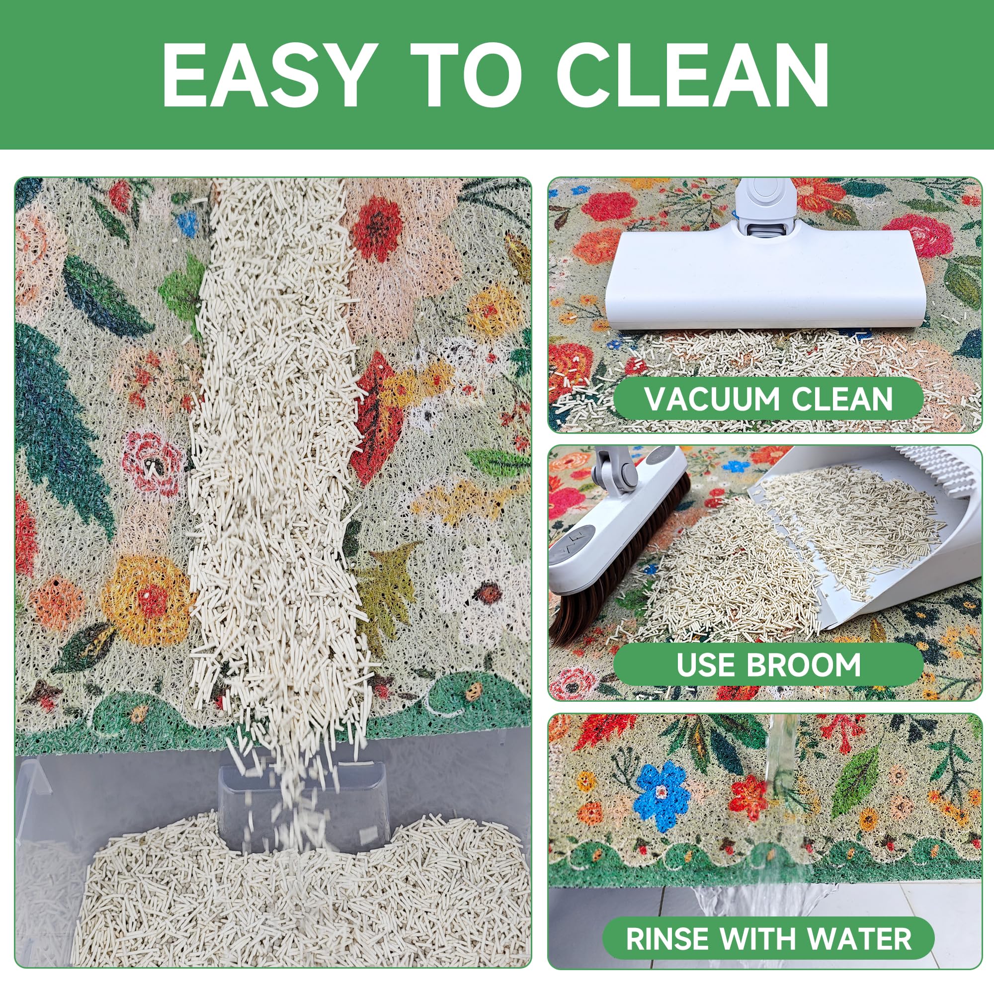 YOSEPATI quick-clean action demonstrates fast litter removal.