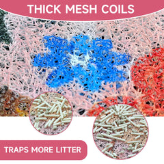 YOSEPATI cat litter mat soft paws material cushions paws and reduces scratching
