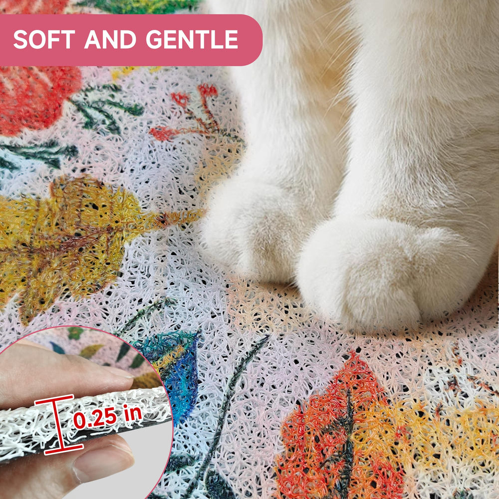 YOSEPATI two-size litter mat set fits kitten to adult boxes