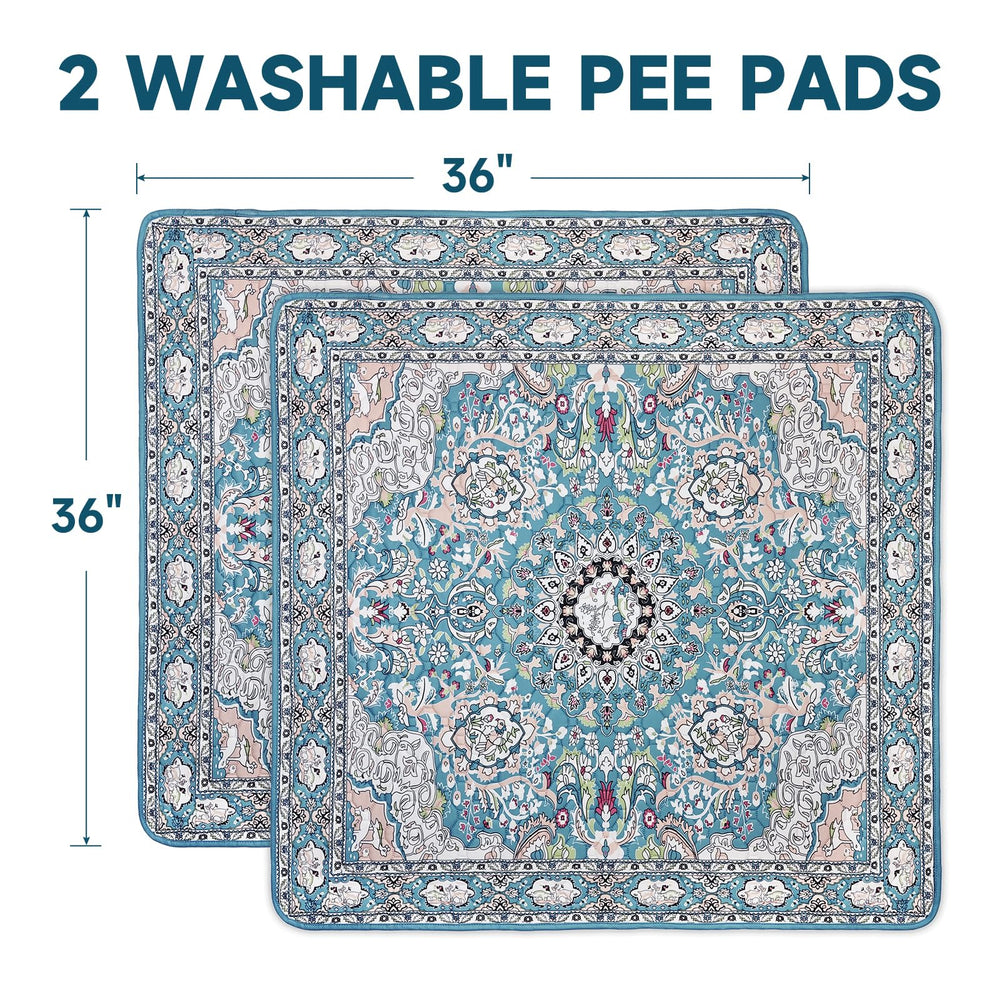 YOSEPATI waterproof dog pad with non-slip bottom anchors to stay in place.