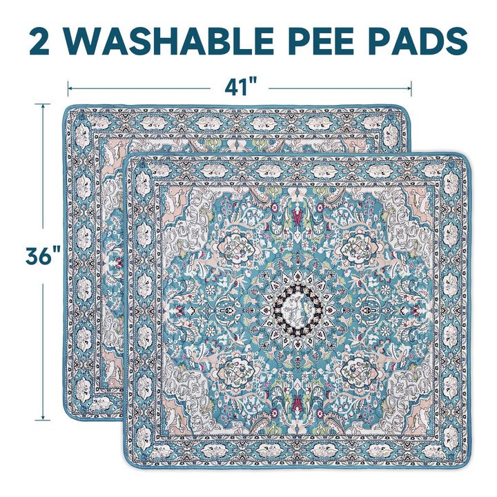YOSEPATI puppy pad quick-dry image highlights layered protection and odor control