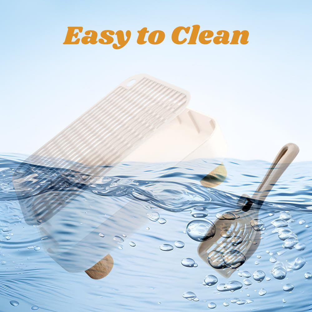 YOSINXU honeycomb grooves reduce litter tracking after exits.