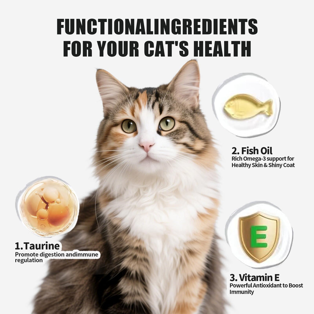 Squeezable puree cat treat-topper from YOSSOA for versatile serving.