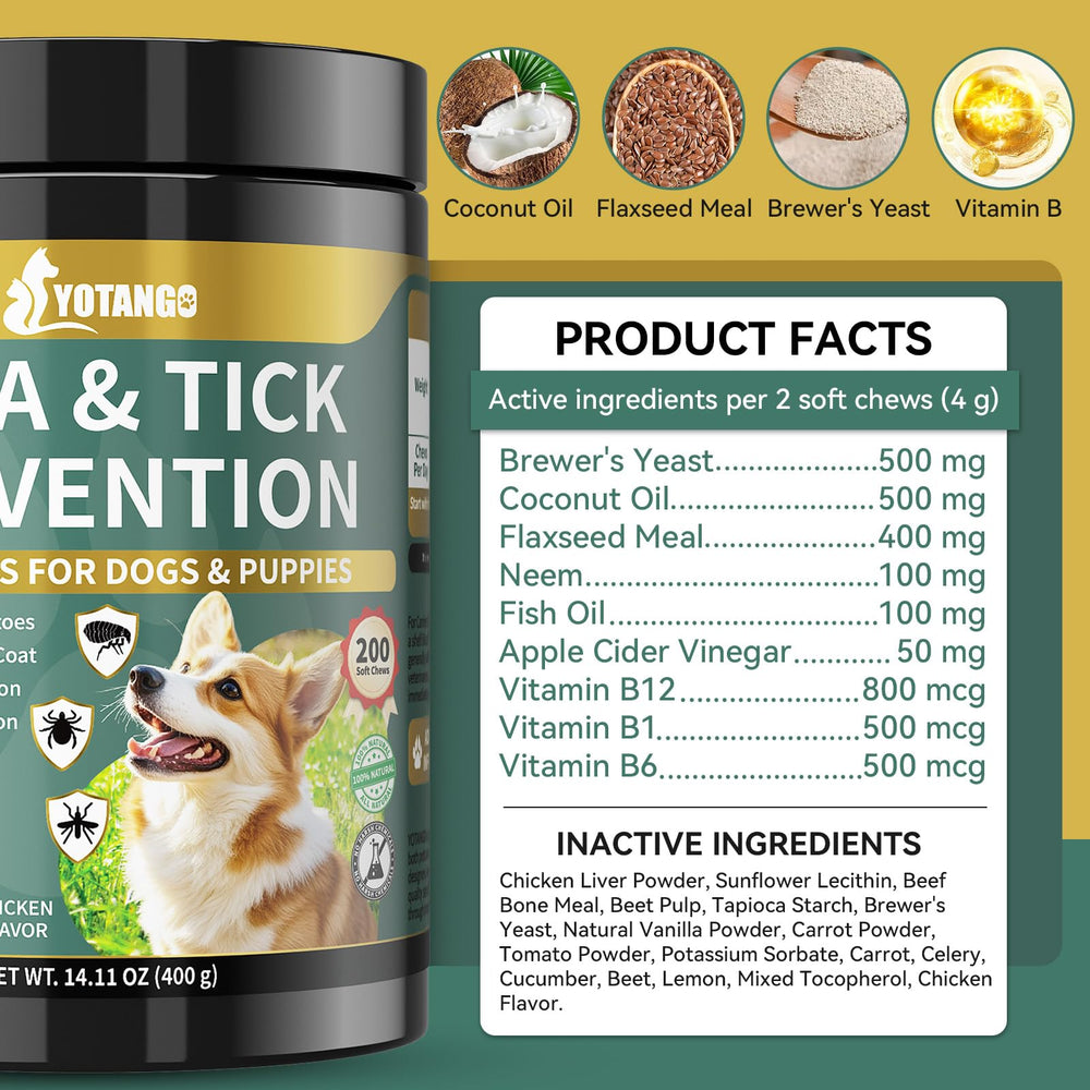 YOTANGO all-breeds chews ideal for dogs and seniors.