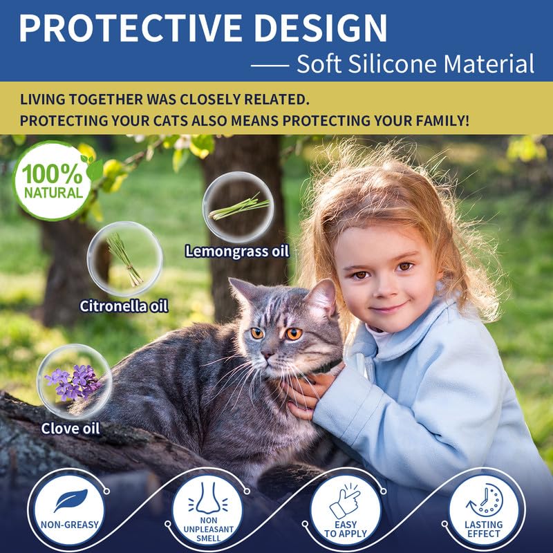 Breakaway design on YOTANGO collar emphasizes safe, comfortable wear for curious cats.