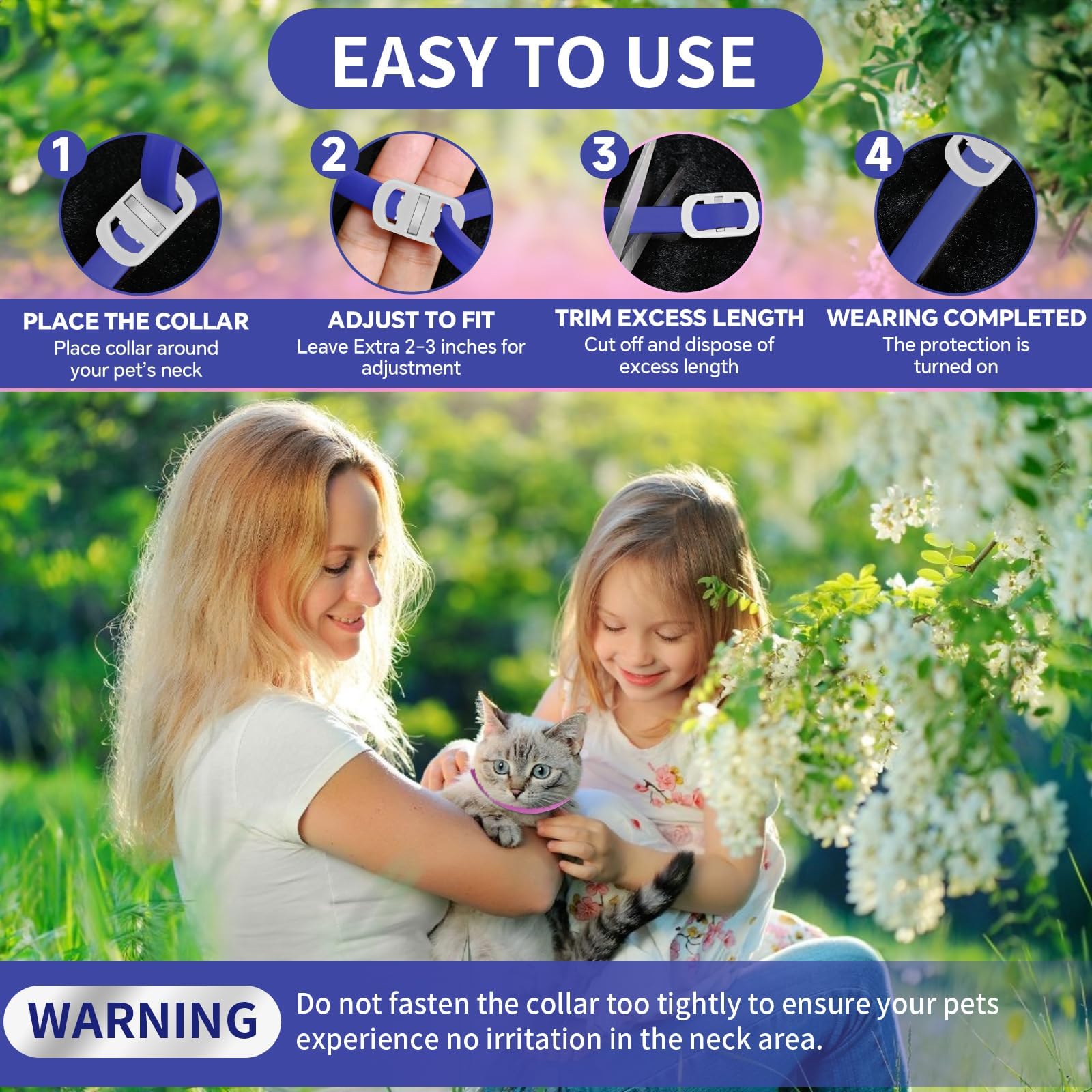 YOTANGO vibrant color options blue and pink for fashion-friendly pet accessories