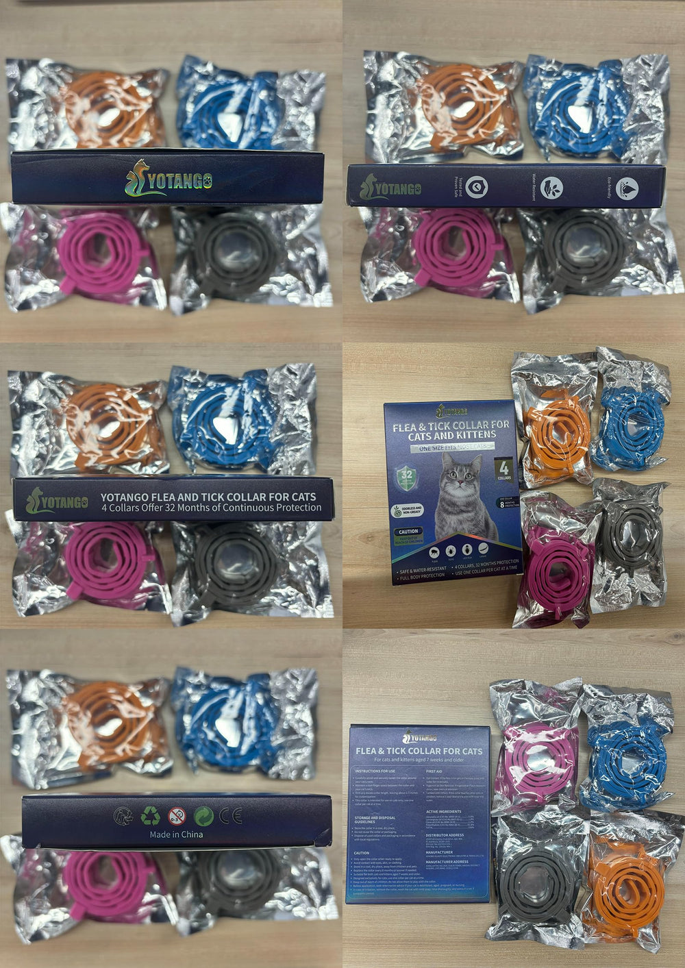 YOTANGO colorful cat flea collar options add style and protection