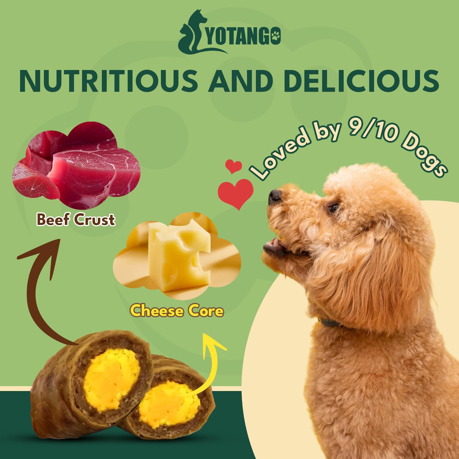 YOTANGO label highlights B vitamins and natural, preservative-free formula.