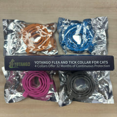 YOTANGO natural flea treatment collar with essential oils for cats