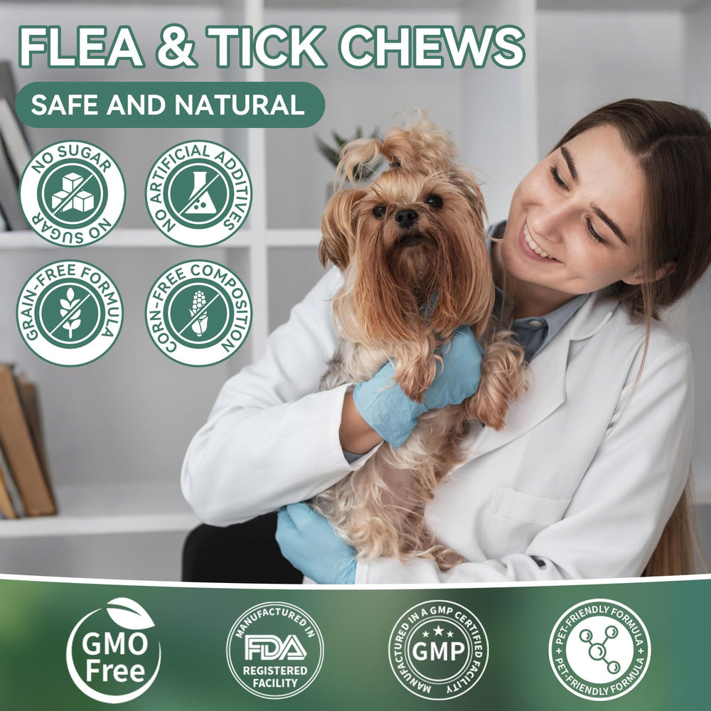 Puppy-safe YOTANGO chews suitable for early daily prevention.