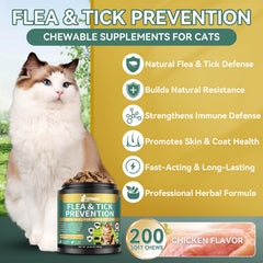 YOTANGO soft chicken-flavor chews: tasty, easy-to-administer flea prevention for cats