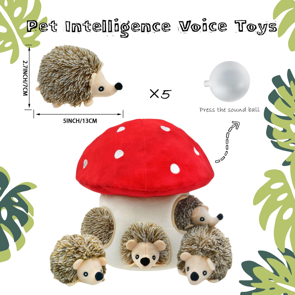 YOUBEMAGIC orange raccoon toy squeaker boosts dog excitement during play.