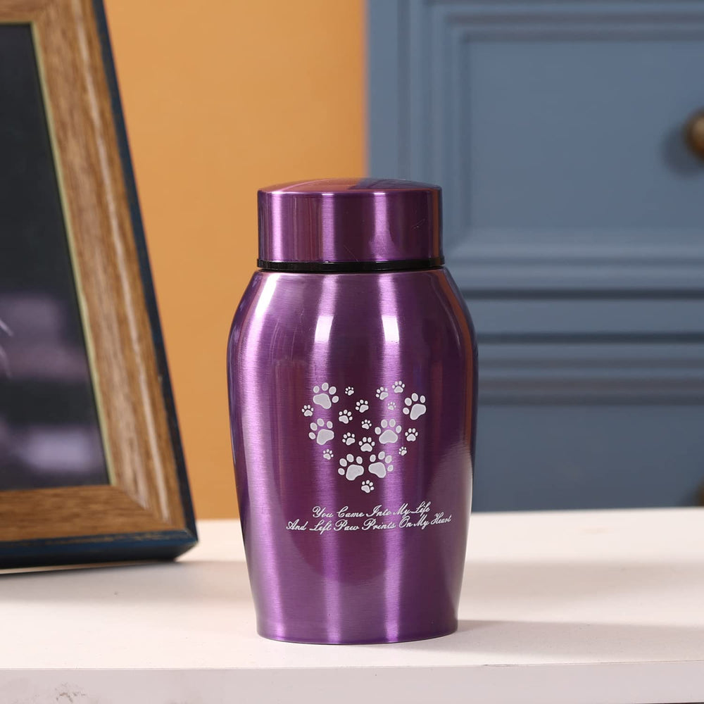 Pet ashes capacity note: Youdear Memorials urn holds ashes up to 25 lbs.