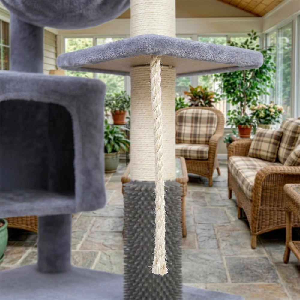 YOUPETSER cat tree assembly guide enables quick, tool-light setup.