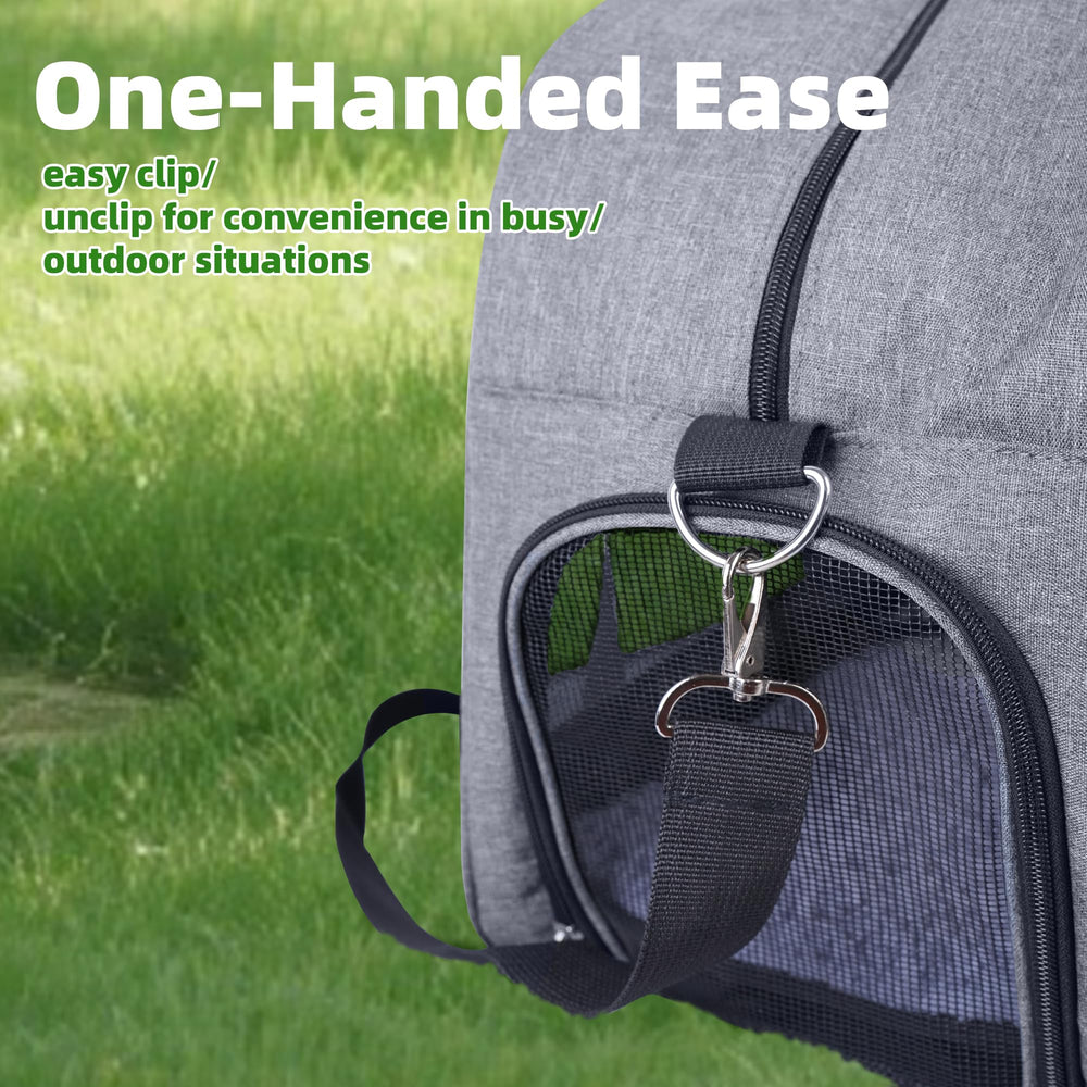 YOUPETSER cat carrier foldable design with washable mat