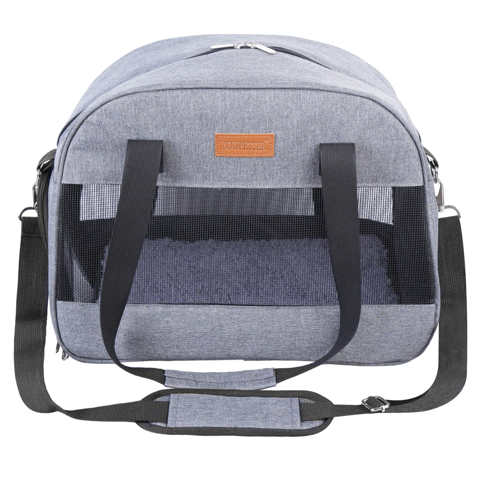 YOUPETSER cat carrier with sturdy frame under seat for secure travel