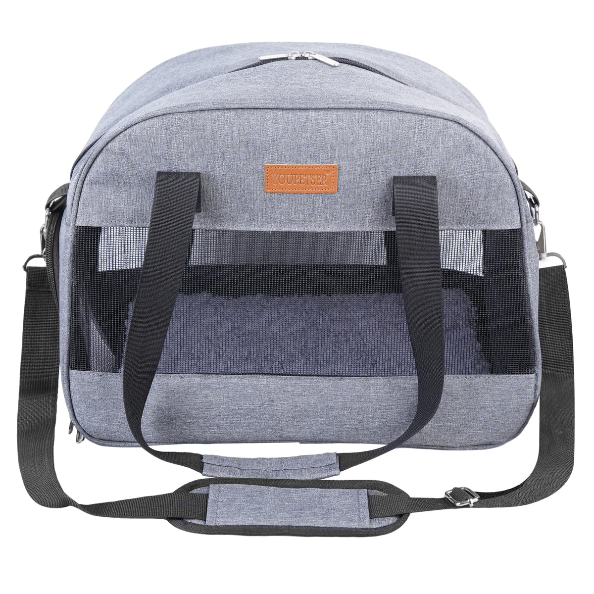 YOUPETSER cat carrier with sturdy frame under seat for secure travel