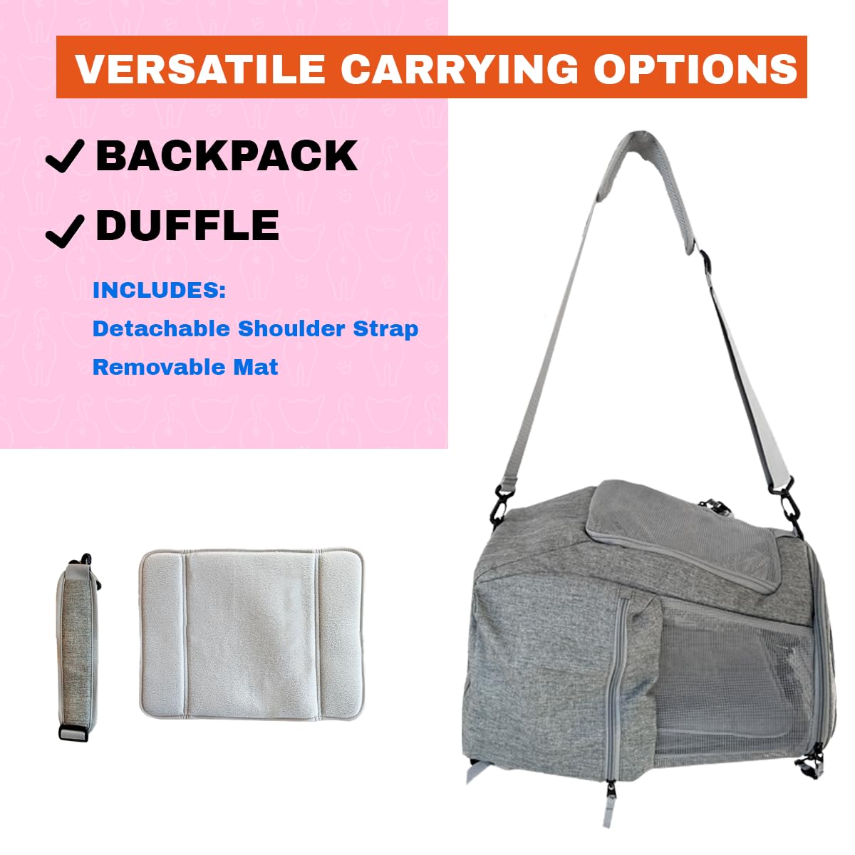 Your Cat Backpack Travel Cat Navigator bag ventilation mesh for comfort.