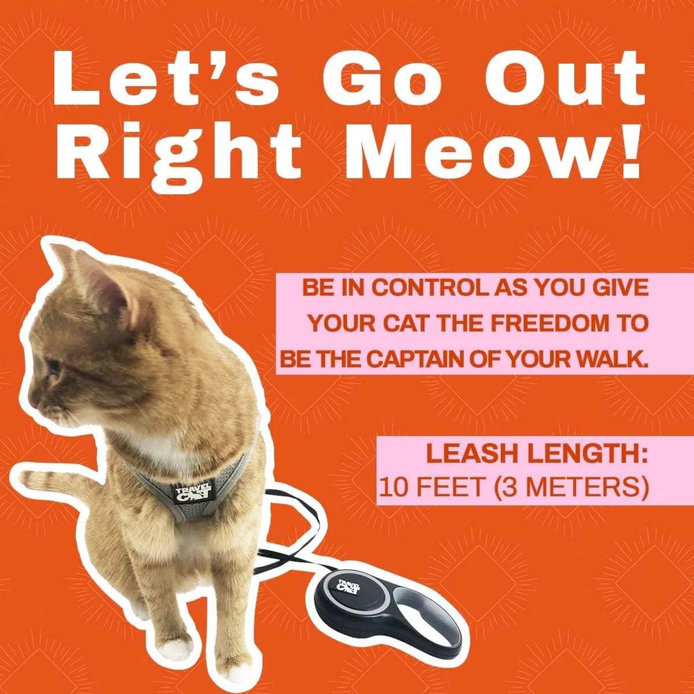 Your Cat Backpack leash suitable for small to large cats during outdoor outings.