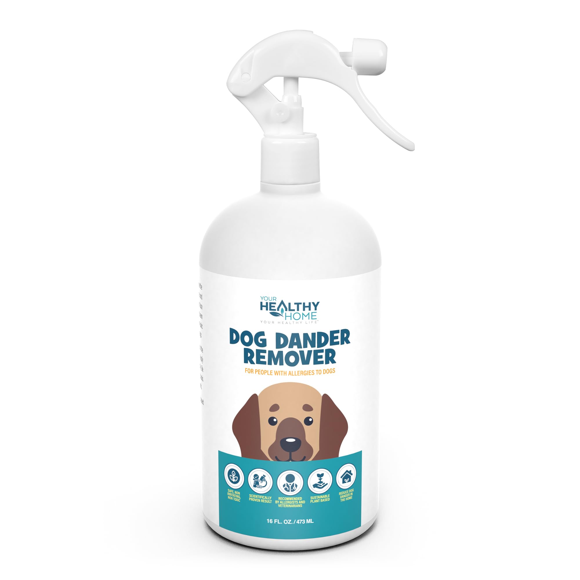 YourHealthyHome dog dander remover bottle for quick, non-oily coat refresh