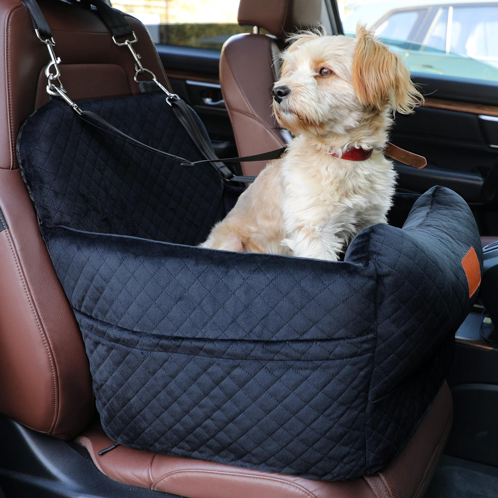 Youvee dog car seat removable cover is easy to wash after adventures