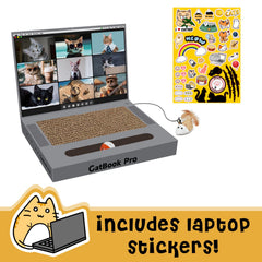 YOUXIFUN cat-scratcher-mouse close-up showing interactive enrichment