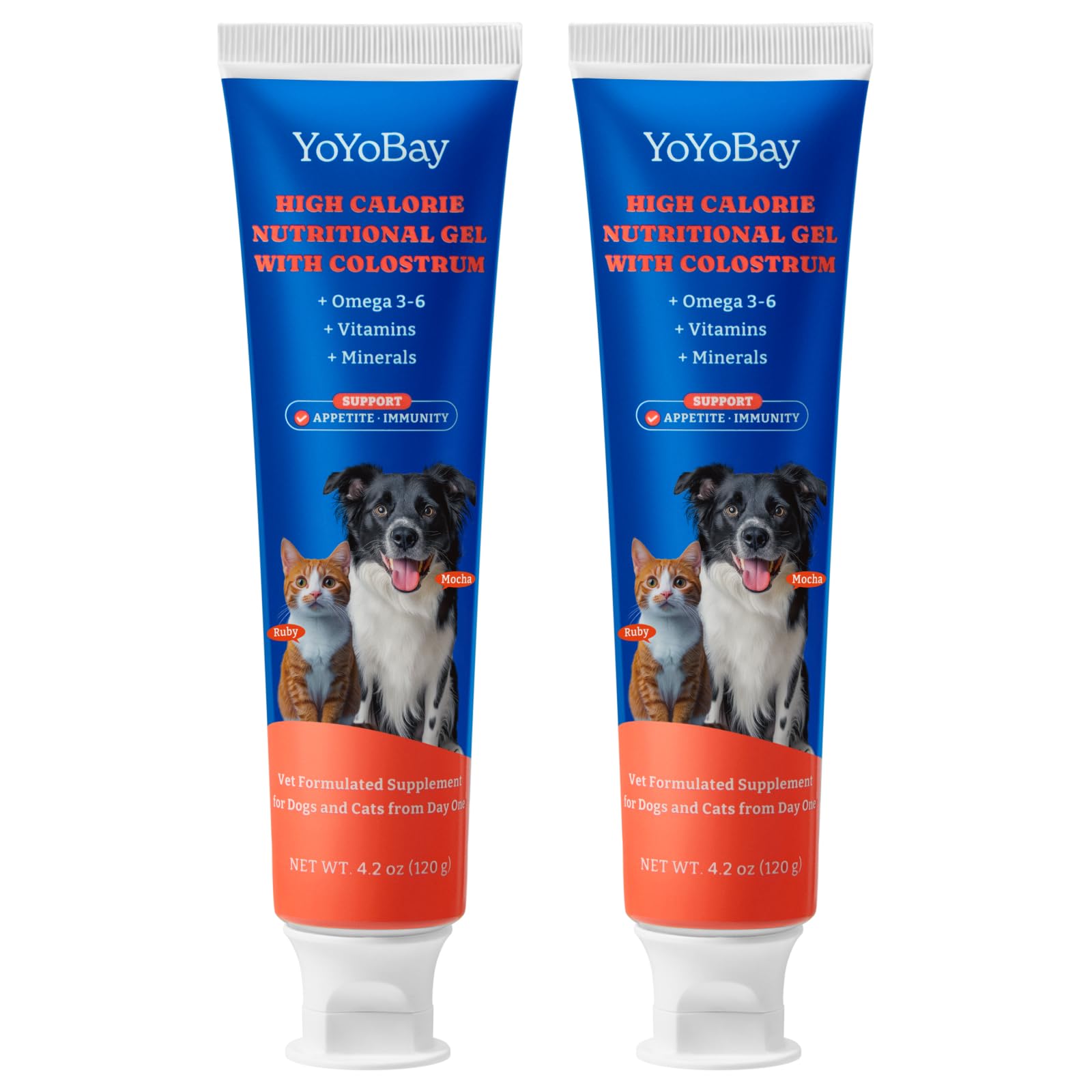 YoYoBay Colostrum Gel bottle closed, ready for convenient feeding.
