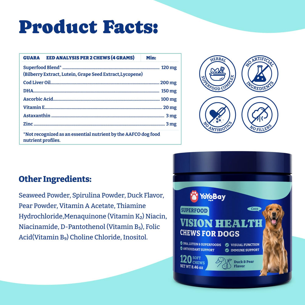 YoYoBay eye supplement chews are a tasty daily option.