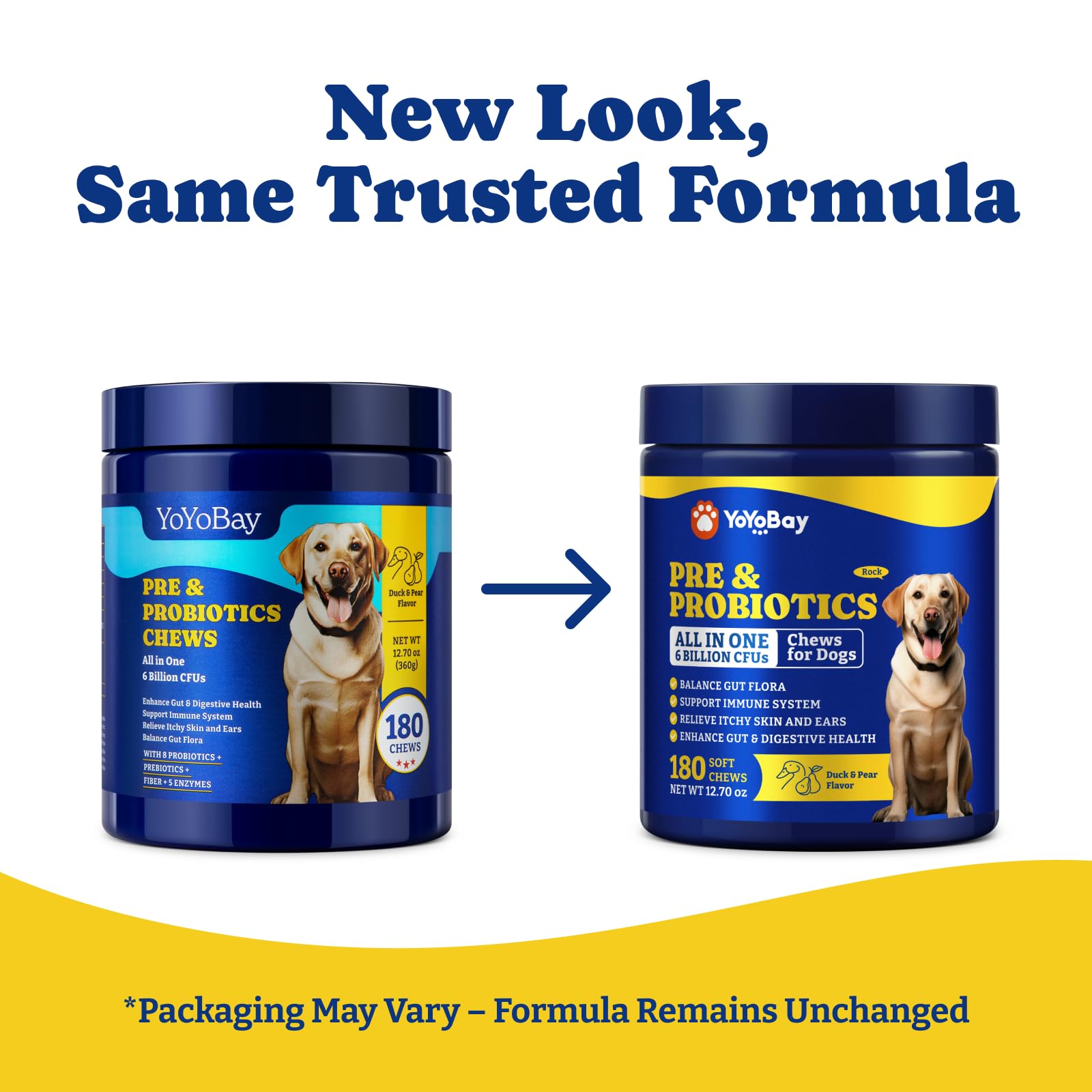 YoYoBay packaging highlights natural, safe ingredients.