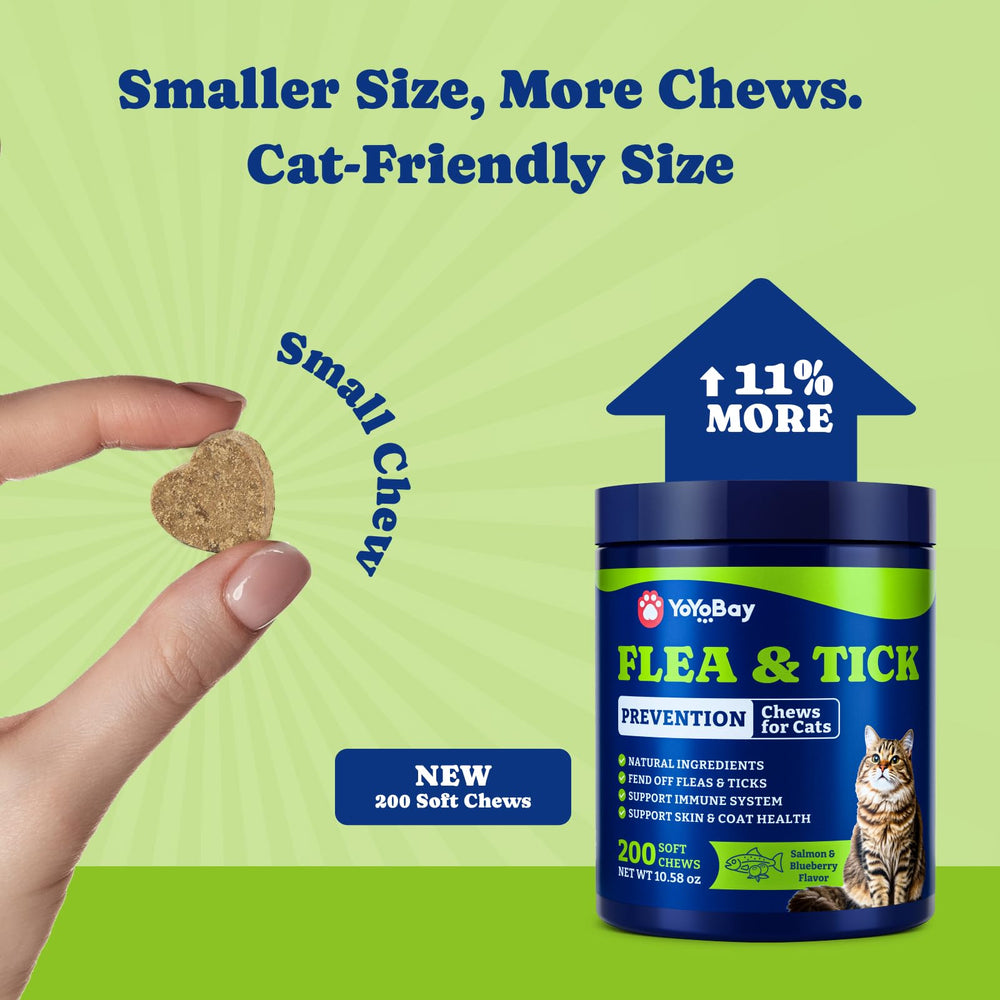 YoYoBay salmon and blueberry flavor chews pack with tasty aroma for cats