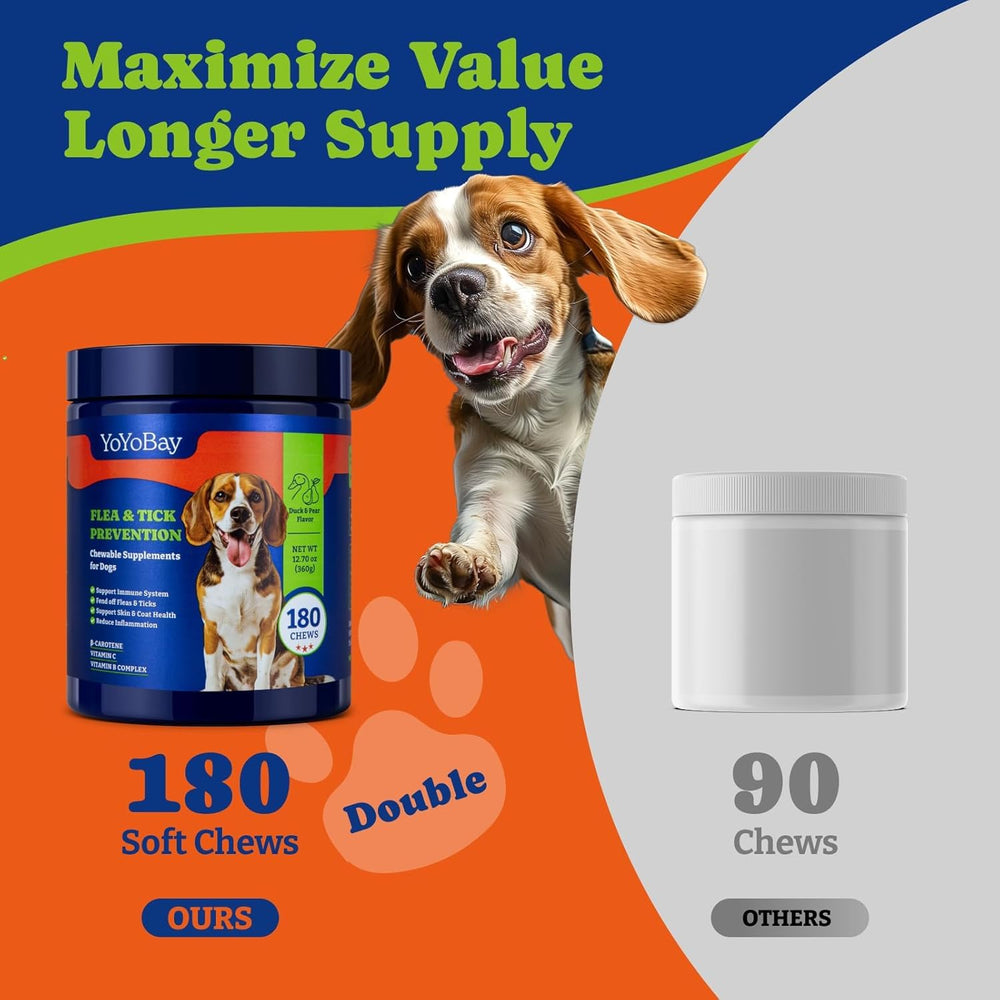 YoYoBay chews promoting skin health and coat shine.