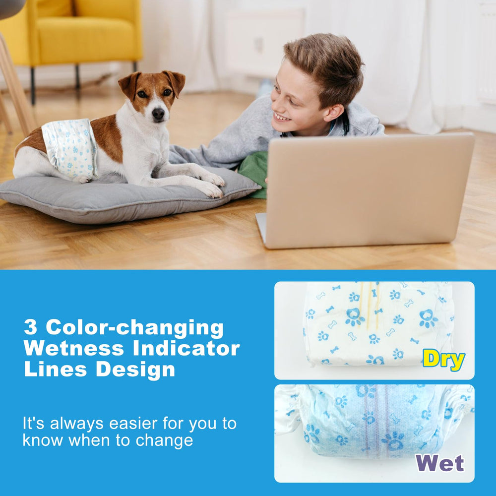 Ypfyed male dog diaper suitable for training, seniors, or post-surgery care