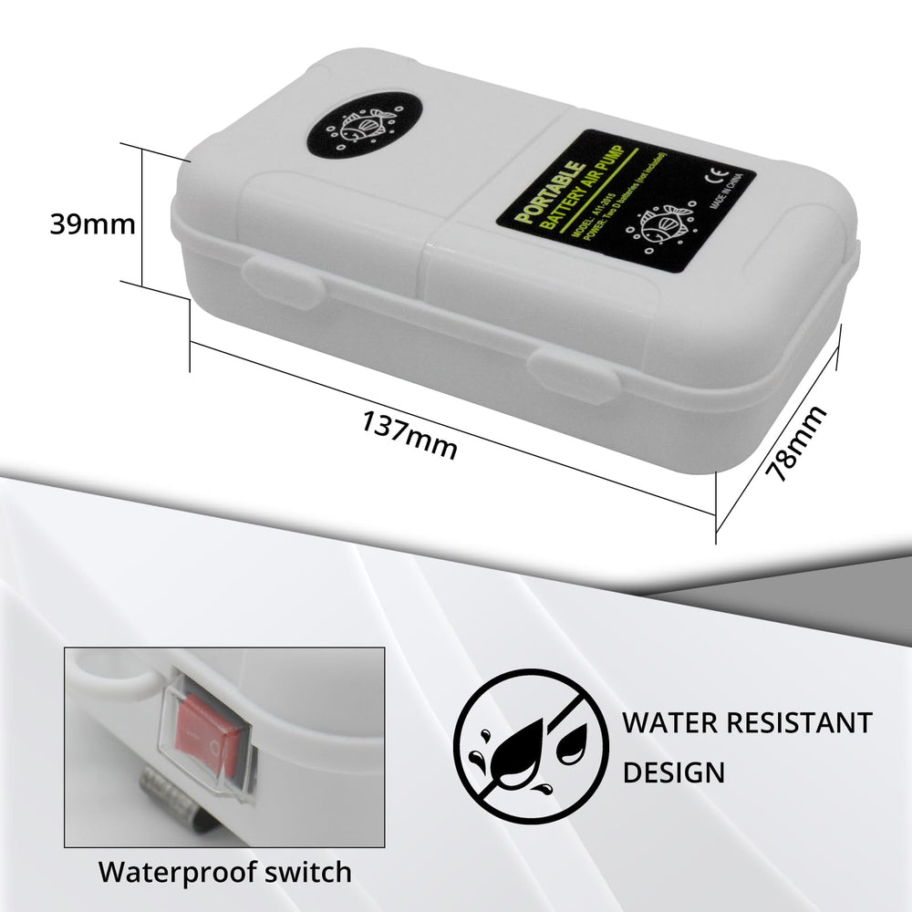 YQMIGU battery-powered aerator runs on two D-batteries for long sessions.