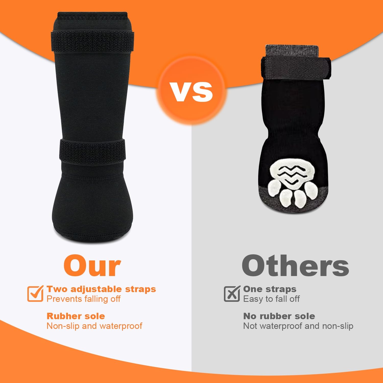 yrenoer dog socks soft breathable fabric for daily wear