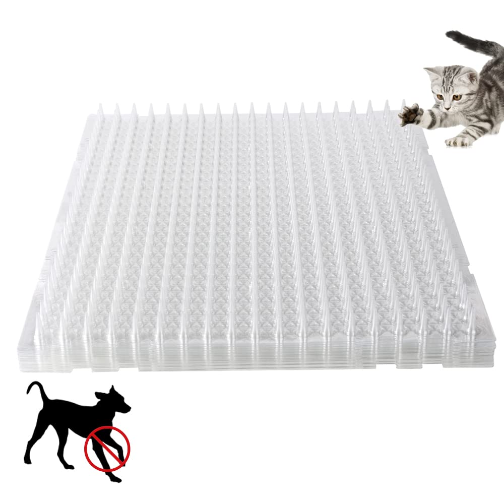 Ysglory cat spike mat packaging showing a 10-piece deterrent set.