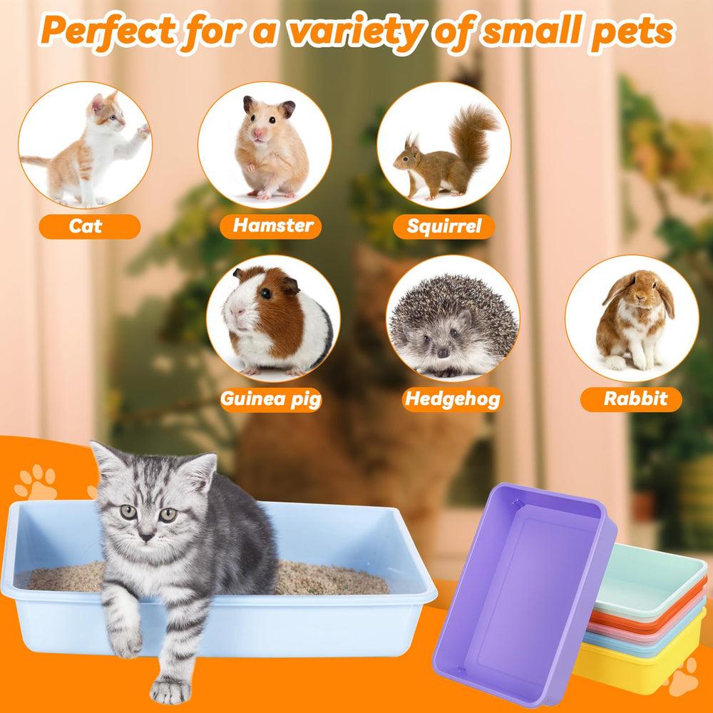 Ysglory raised bottom design aids litter separation and easier cleanup.
