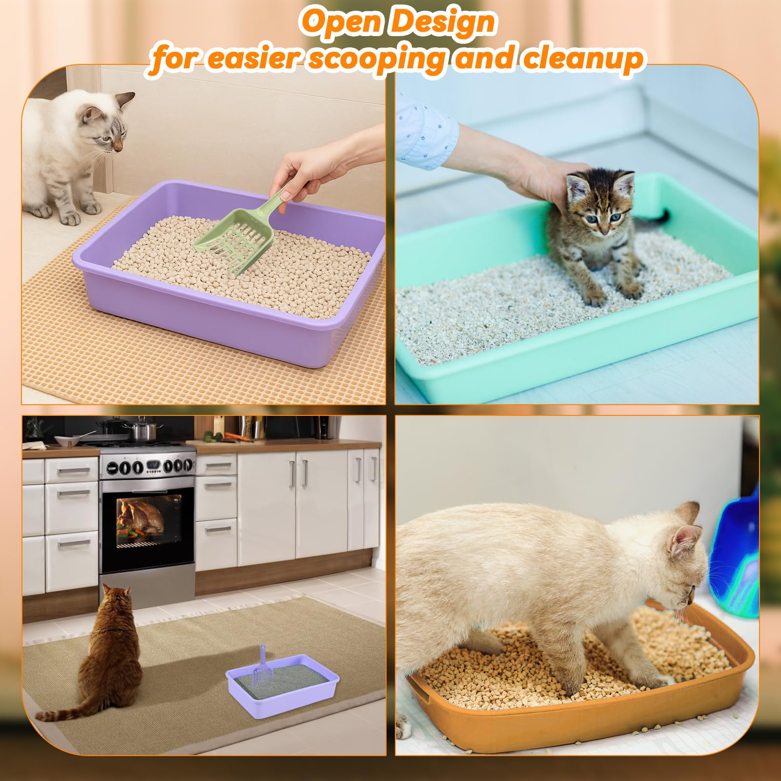 Ysglory travel friendly litter tray for cages and training small pets.