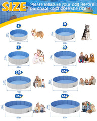 YSJILIDE collapsible dog bath pool close up showing sturdy PVC construction.