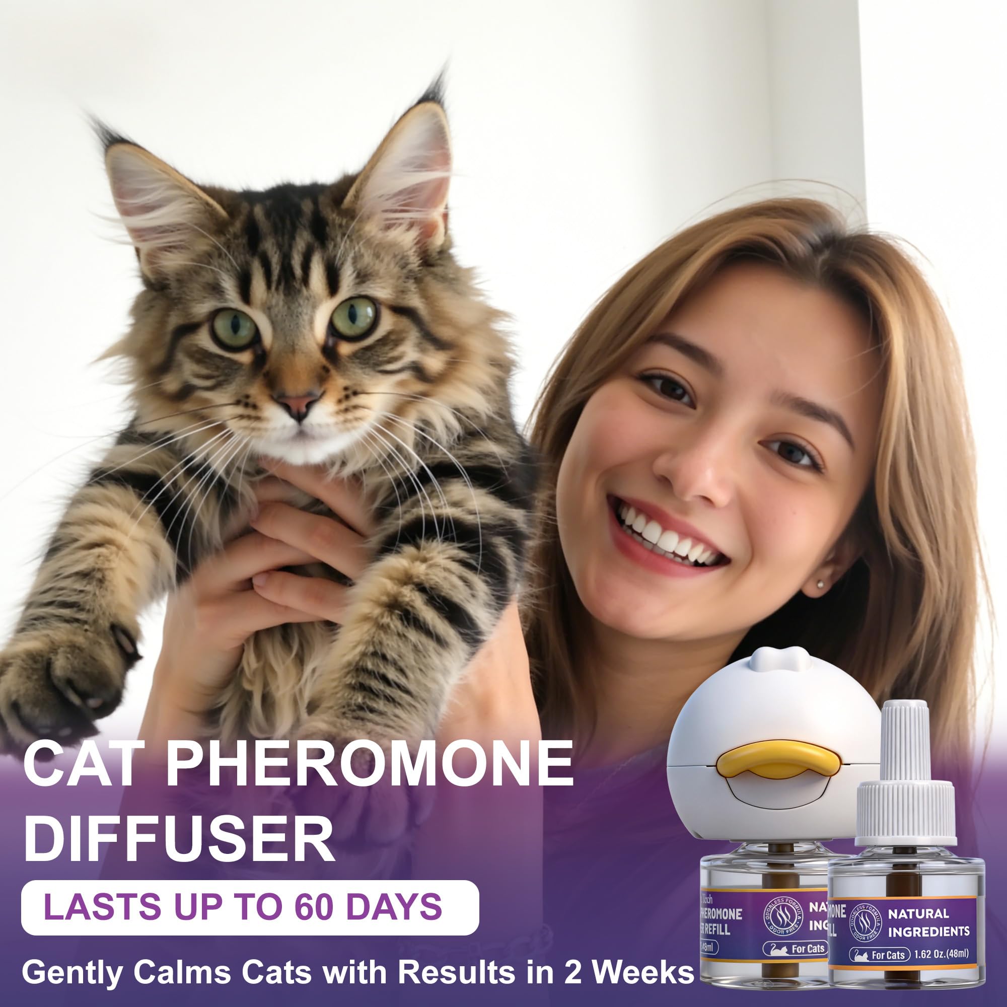 Ytcx.Tech cat pheromone refills provide up to 30 days of calming support.