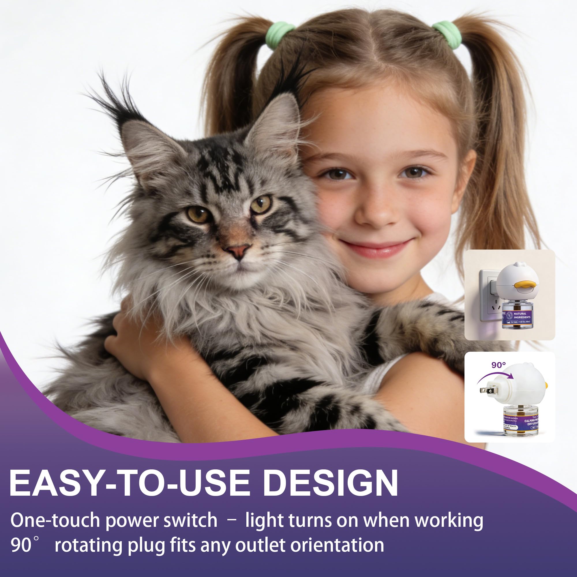 Ytcx.Tech two diffuser unit set provides extended calming support for multi-cat homes.