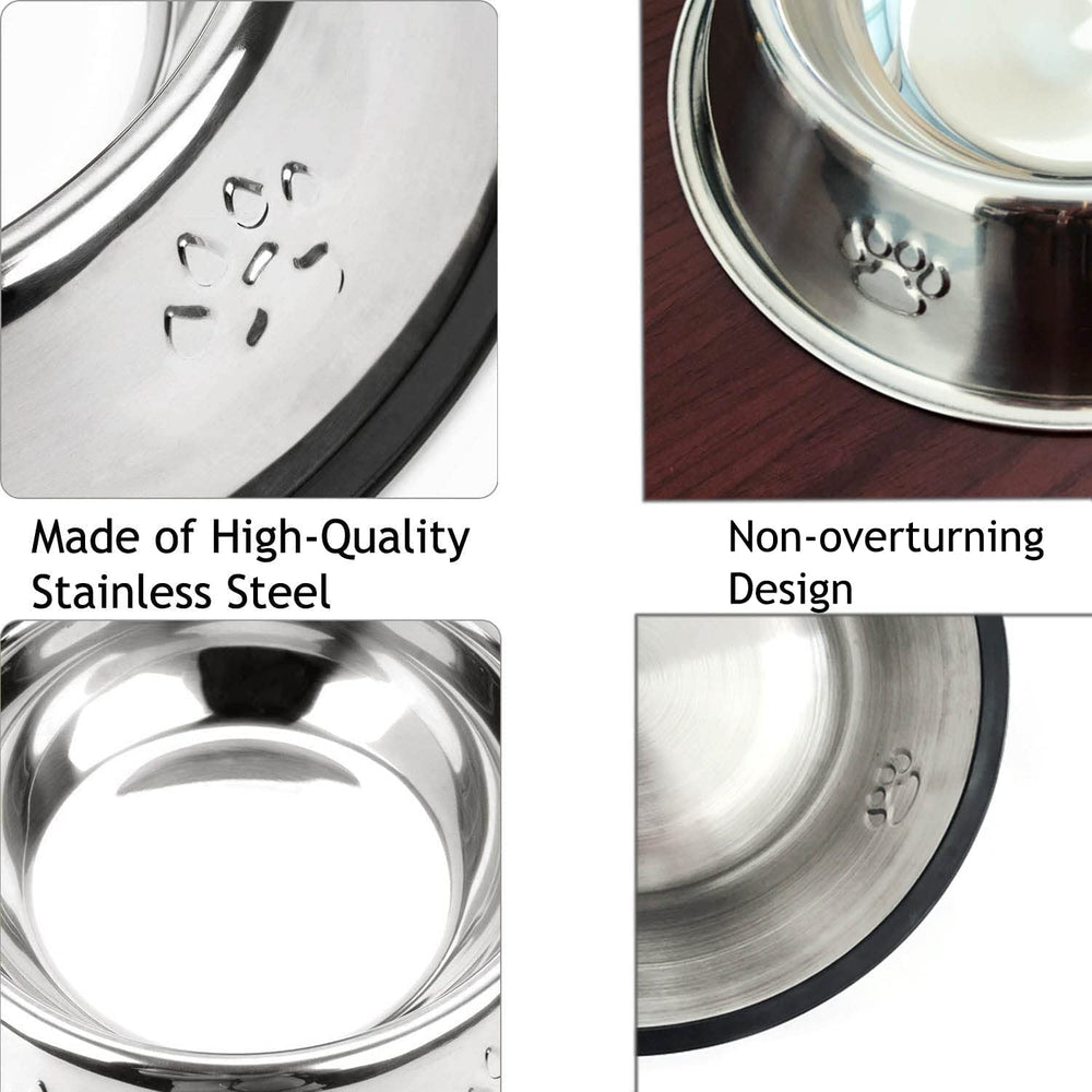 YUDANSI multipurpose dog bowl supports kibble, wet food, treats, and water.