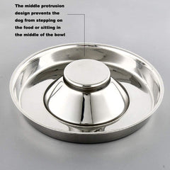 YUDANSI smooth-edge puppy bowls protect delicate tongues during feeding.