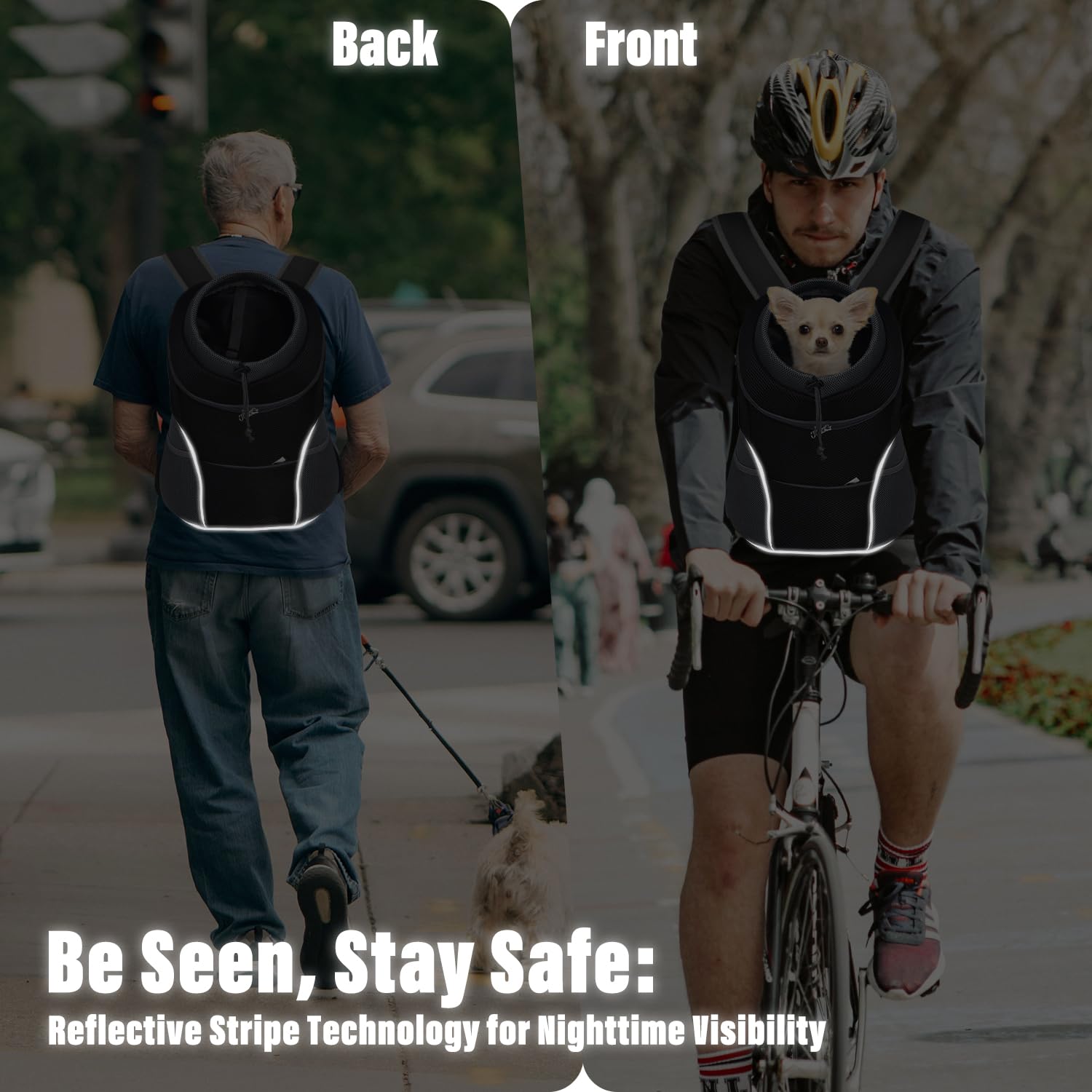 YUDODO padded shoulder straps and waist belt reduce shoulder strain