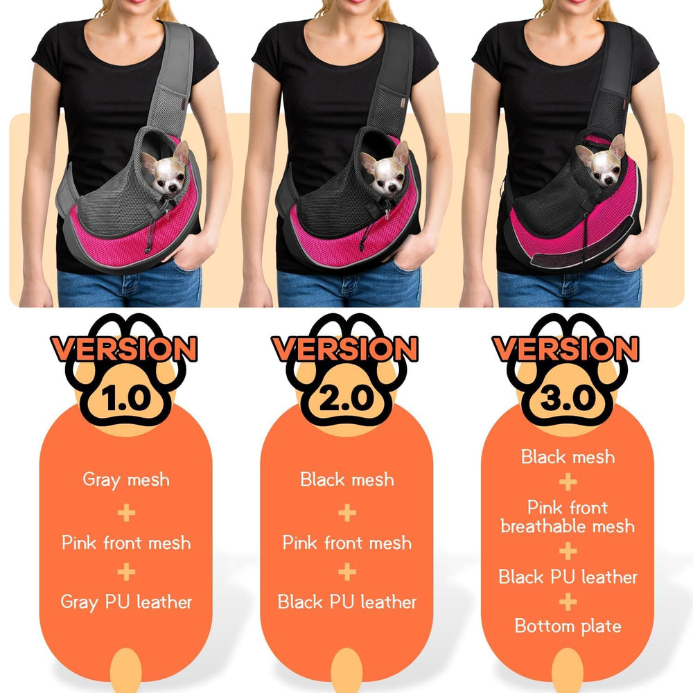 YUDODO adjustable-strap for secure hands-free carrying of small pets
