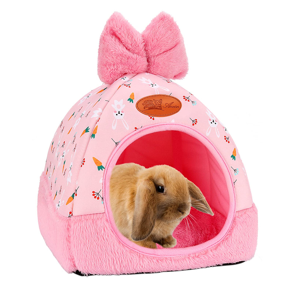 YUEPET Bunny Bed Warm Cave offering a cozy hideout for a small pet