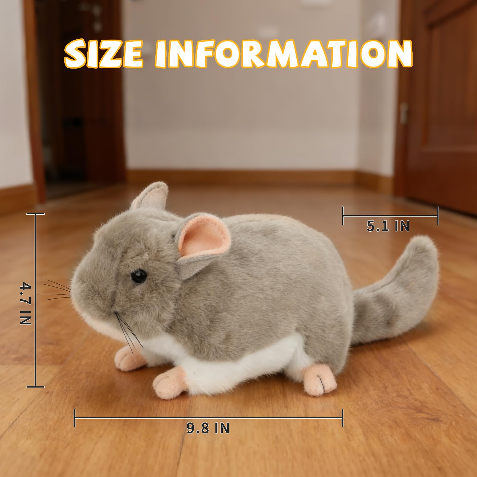 YUEPET chinchilla cuddler anxiety-relief companion supports calm evenings.
