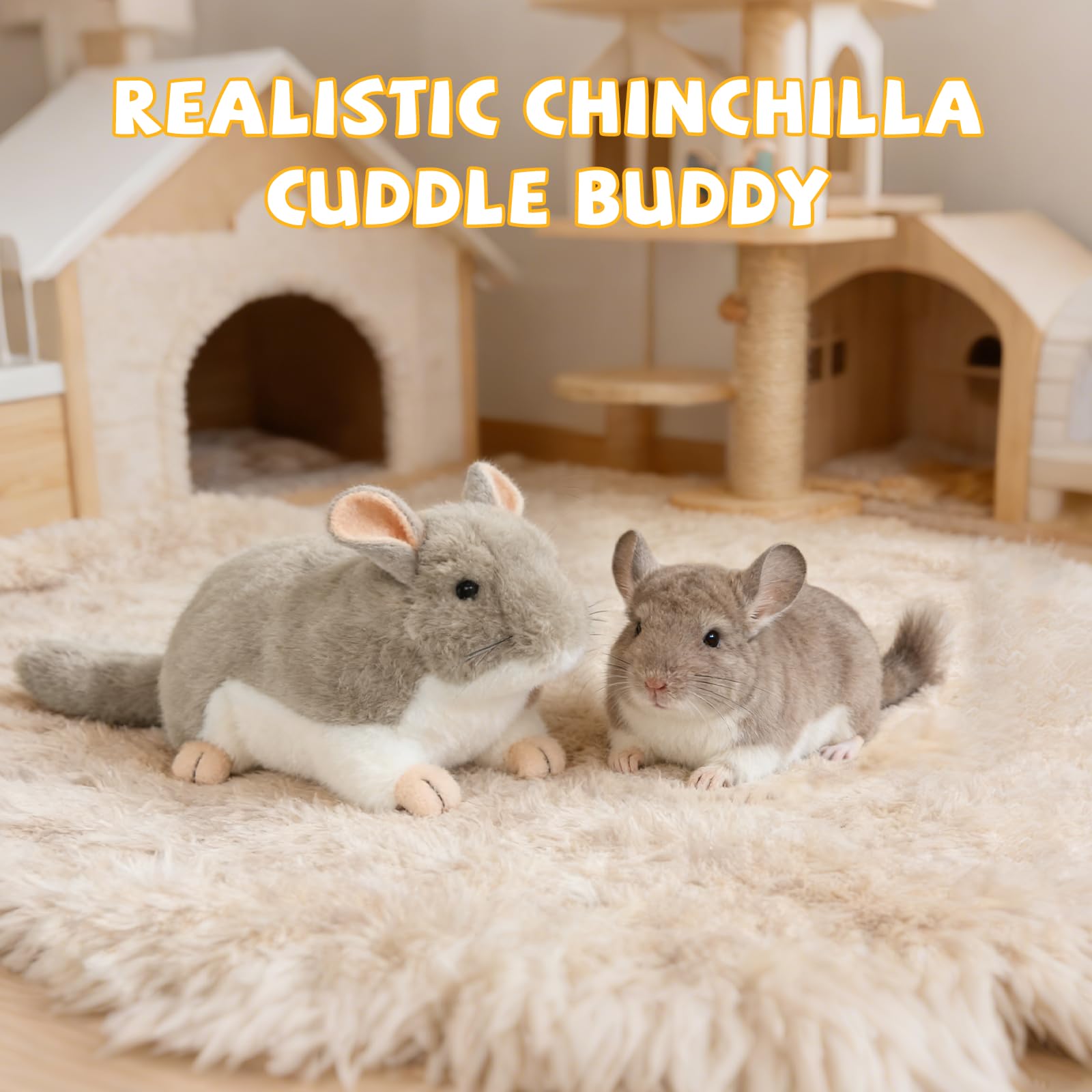 YUEPET chinchilla cuddler easy-cleaning design for quick maintenance.