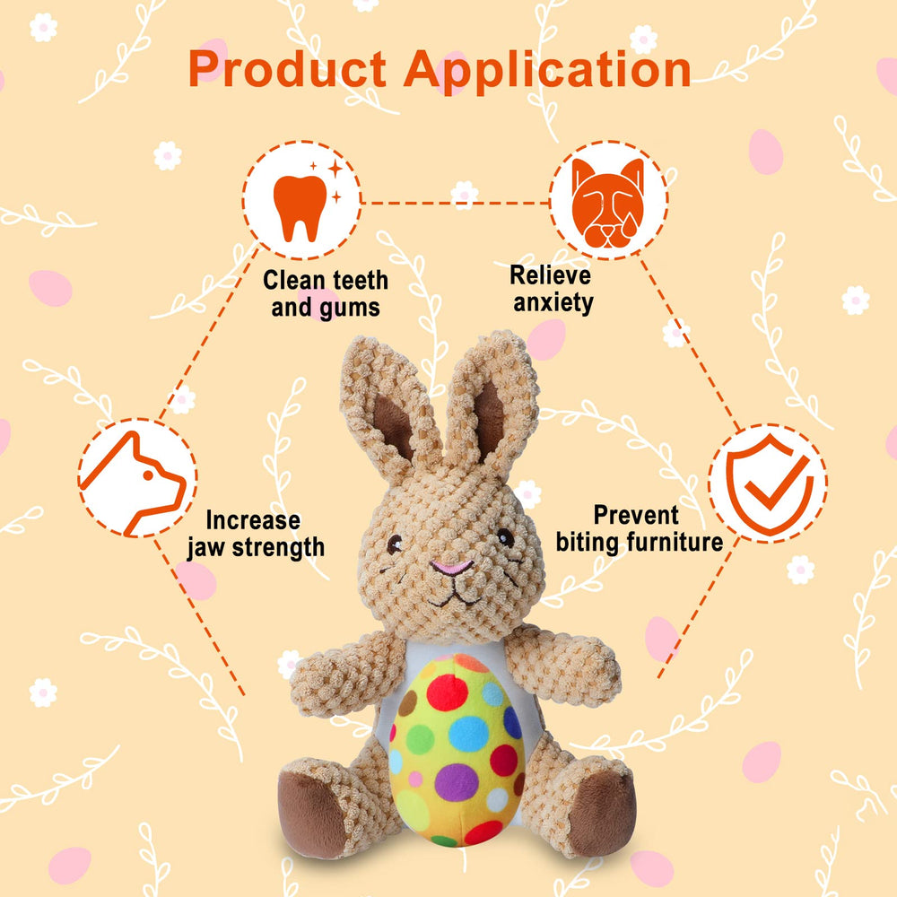 YUEPET toy with crinkle ears to boost sensory engagement