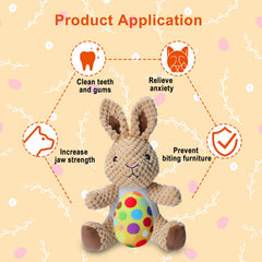 YUEPET toy with crinkle ears to boost sensory engagement