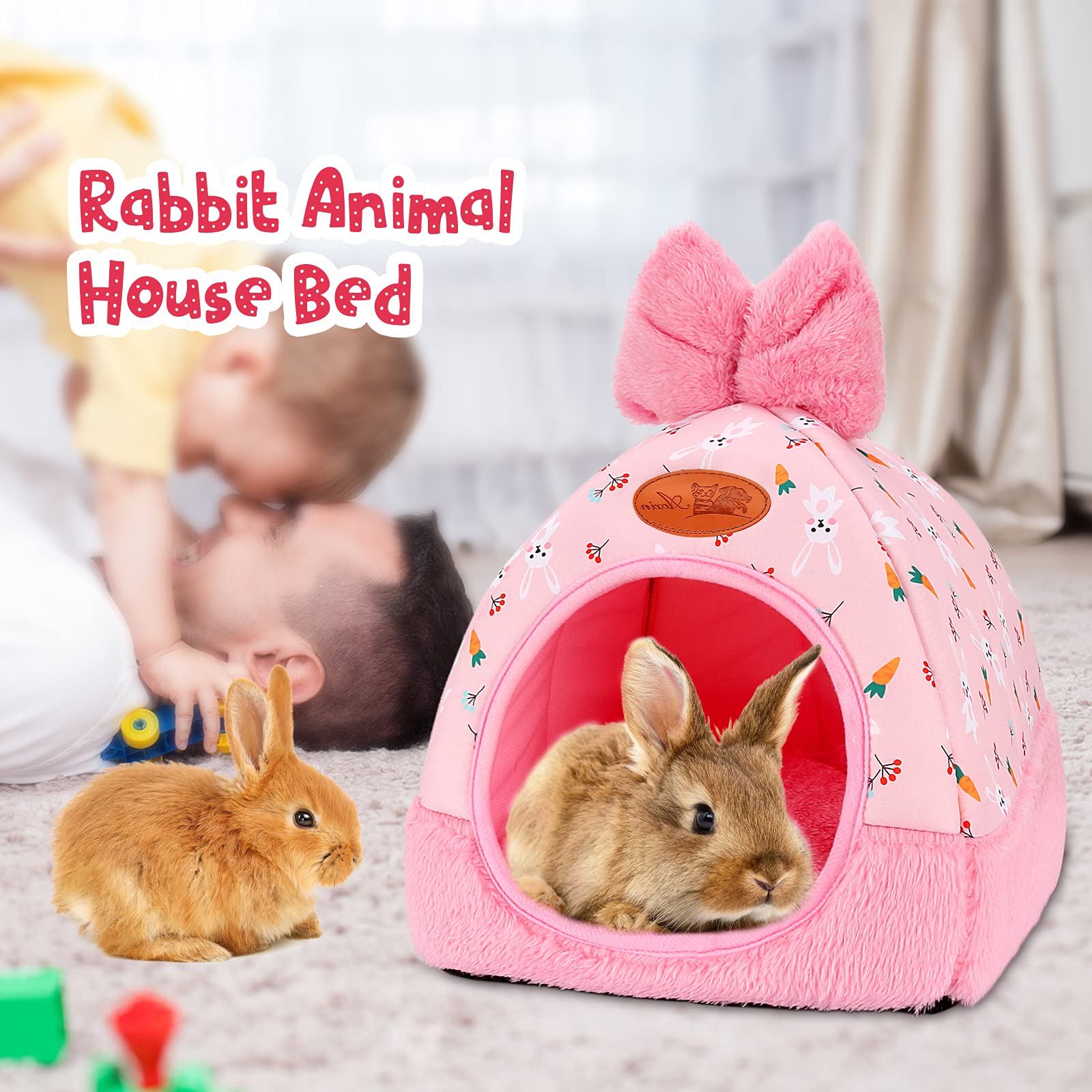 YUEPET Indoor Small Animal Bed suitable for rabbits and guinea pigs